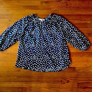 LOFT polka dot top